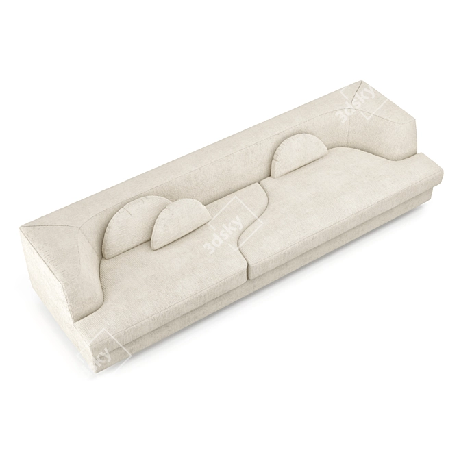 Hornbake Serene Square Sofa 3D model image 2