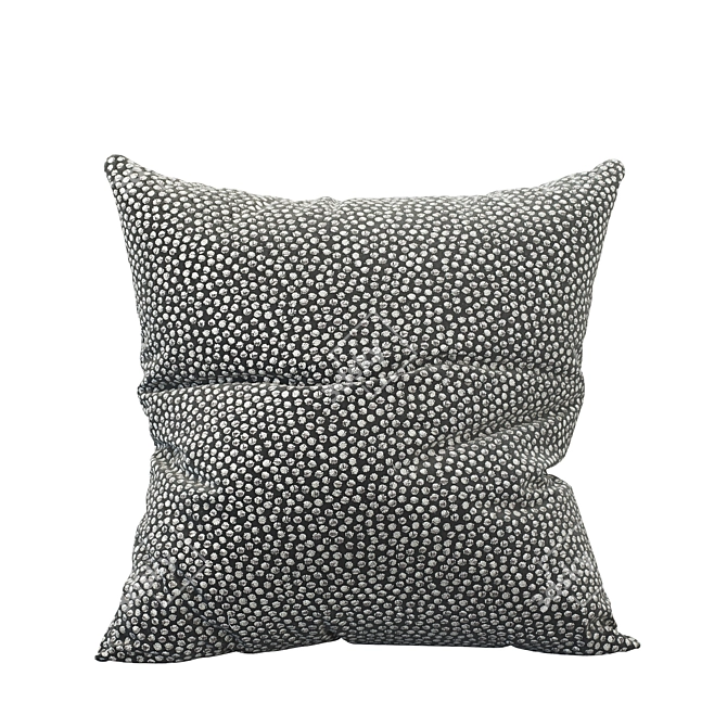 Velvet Cushion Set of 3 3D model image 4