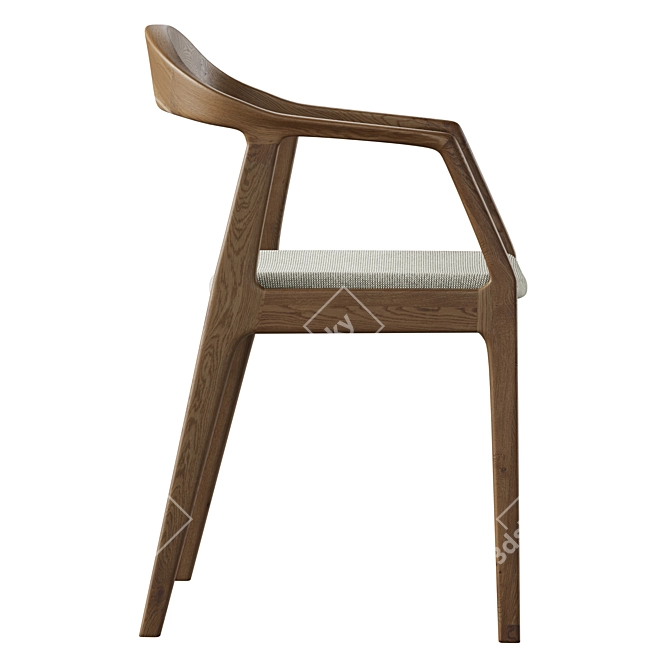 Sapporo Upholstered Chair, DeepHouse 3D model image 3