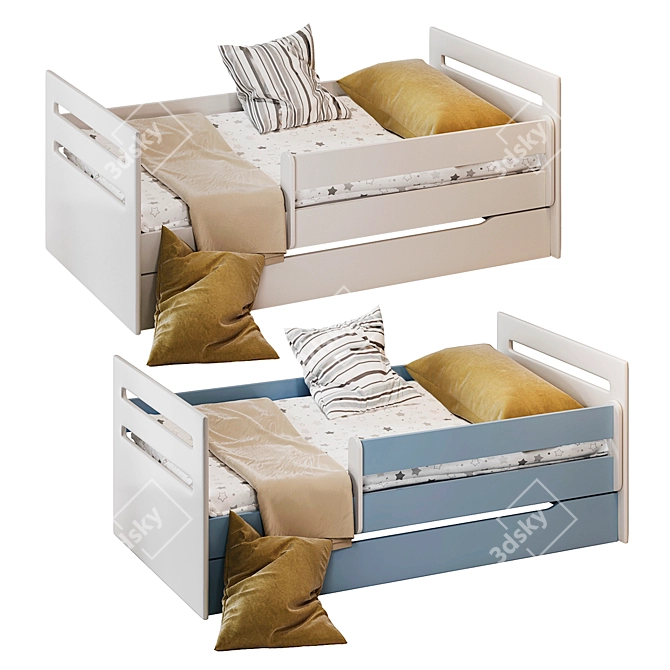 Tomi Kids Bed 160x80 3D model image 1