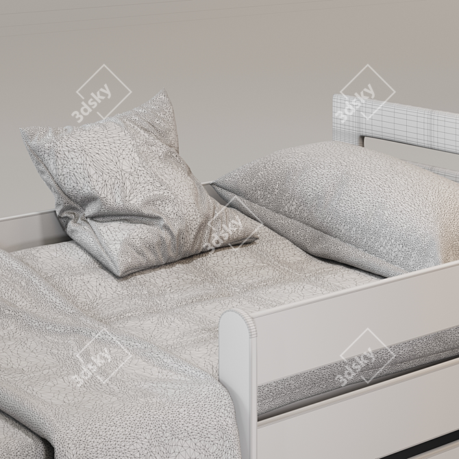 Tomi Kids Bed 160x80 3D model image 3