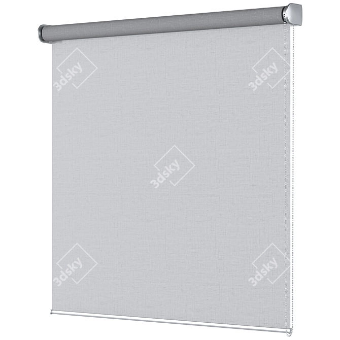 Sheer Mesh Roller Blind 3D model image 3