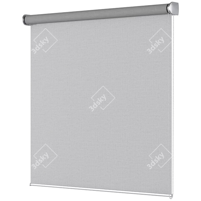 Sheer Mesh Roller Blind 3D model image 4