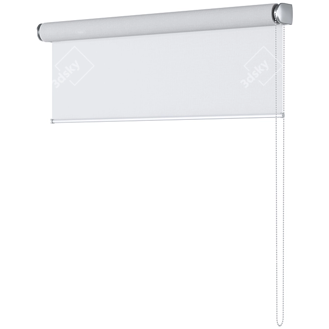 Sheer Mesh Roller Blind 3D model image 7