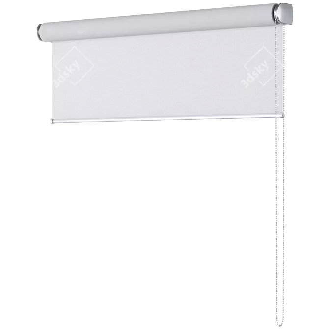 Sheer Mesh Roller Blind 3D model image 8