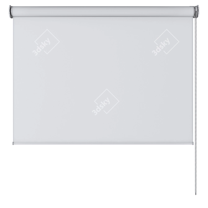 Sheer Mesh Roller Blind 3D model image 9