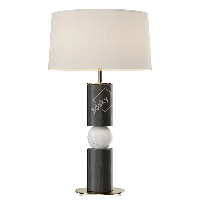 Elegant Aromas Table Lamps Set 3D model image 3