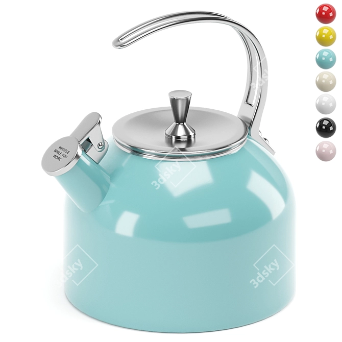 Kate Spade Blush Tea Kettle 3D model image 1