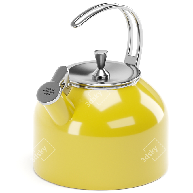 Kate Spade Blush Tea Kettle 3D model image 3