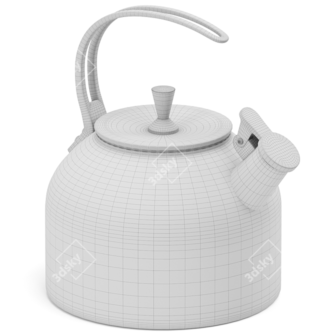 Kate Spade Blush Tea Kettle 3D model image 7