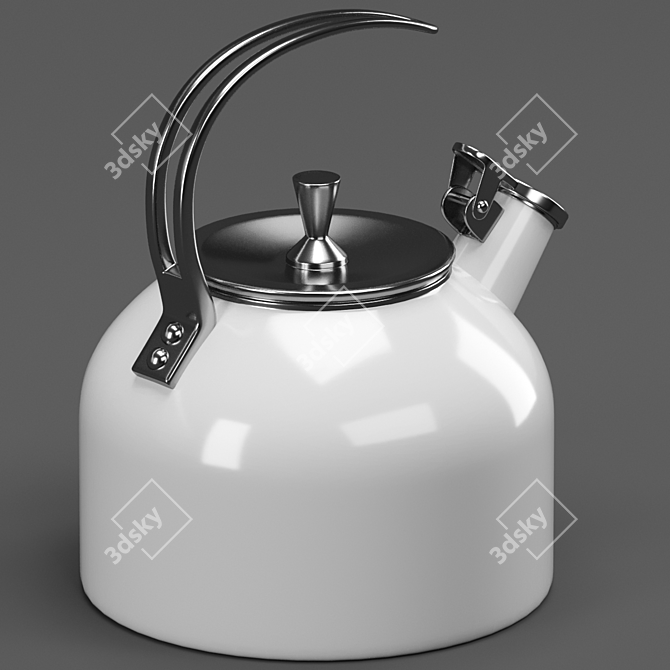 Kate Spade Blush Tea Kettle 3D model image 9