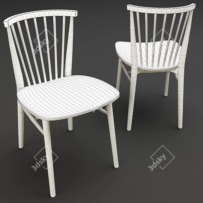 Modern Dining Table Set 181 3D model image 6