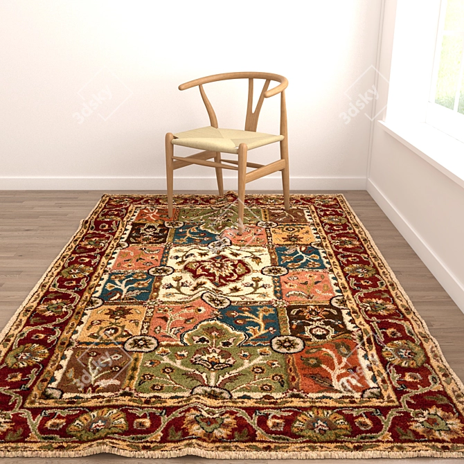 Variety Rugs Set Render Models 3D model image 5