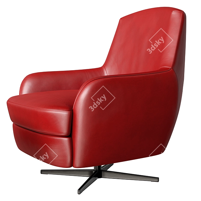 Modern Classic Lounge Chair: Bodema Carol 3D model image 2