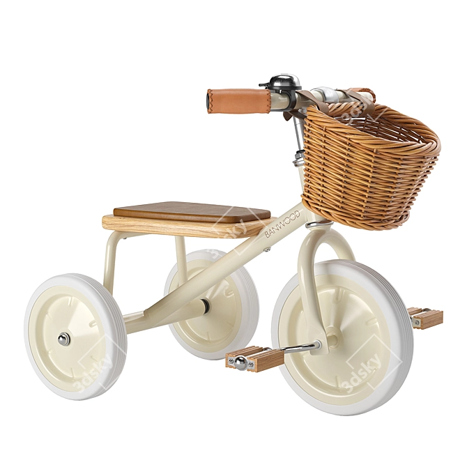 Premium Banwood Cream Trike 3D model image 1