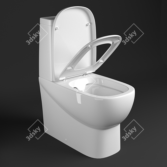 Infinity Rimless WC, 3D Download 3D model image 2