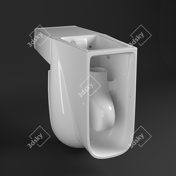 Infinity Rimless WC, 3D Download 3D model image 3