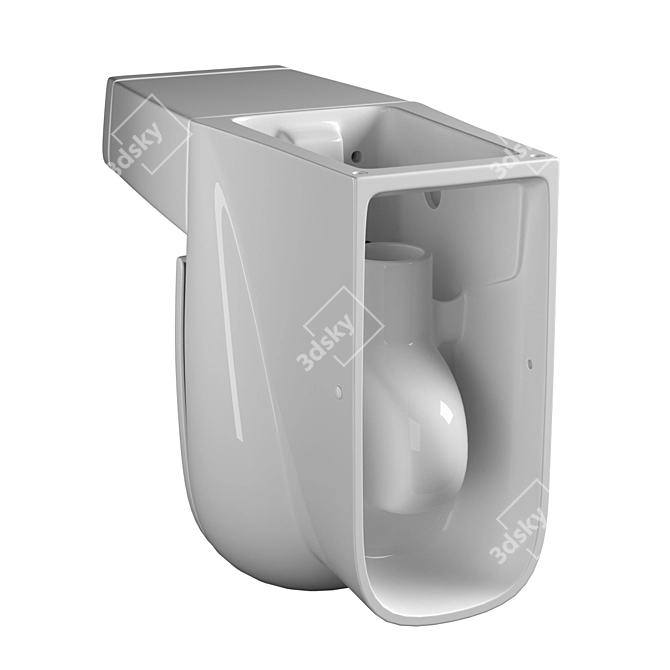 Infinity Rimless WC, 3D Download 3D model image 8