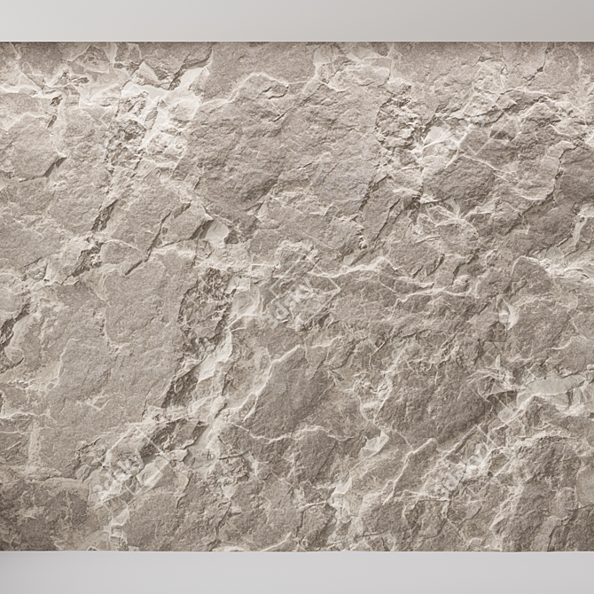 Rock Cliff Material Pack 3D model image 1