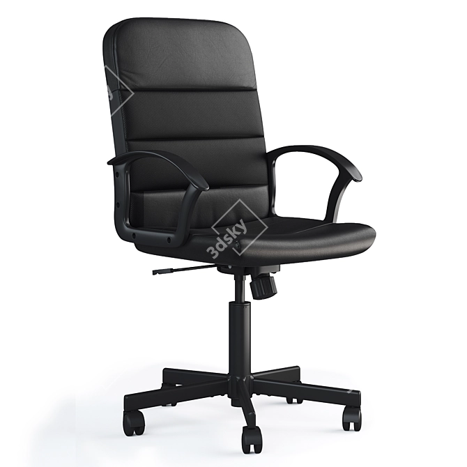 Ergonomic Swivel Chair Height Adjustable 3D model image 1