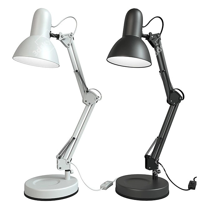 Portable Desk Lamp Camelion KD-313 3D model image 1