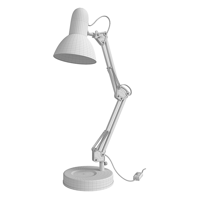 Portable Desk Lamp Camelion KD-313 3D model image 4