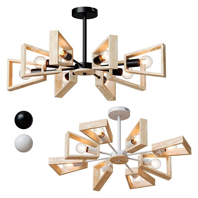 Arte Lamp Brussels Ceiling Chandelier 3D model image 1