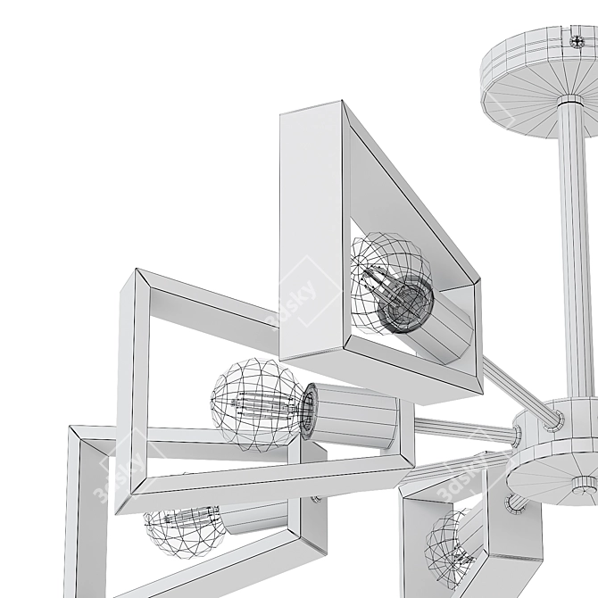 Arte Lamp Brussels Ceiling Chandelier 3D model image 7