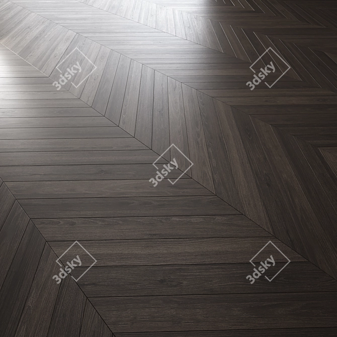 Wood Oak Parquetry 3D Model 3D model image 5