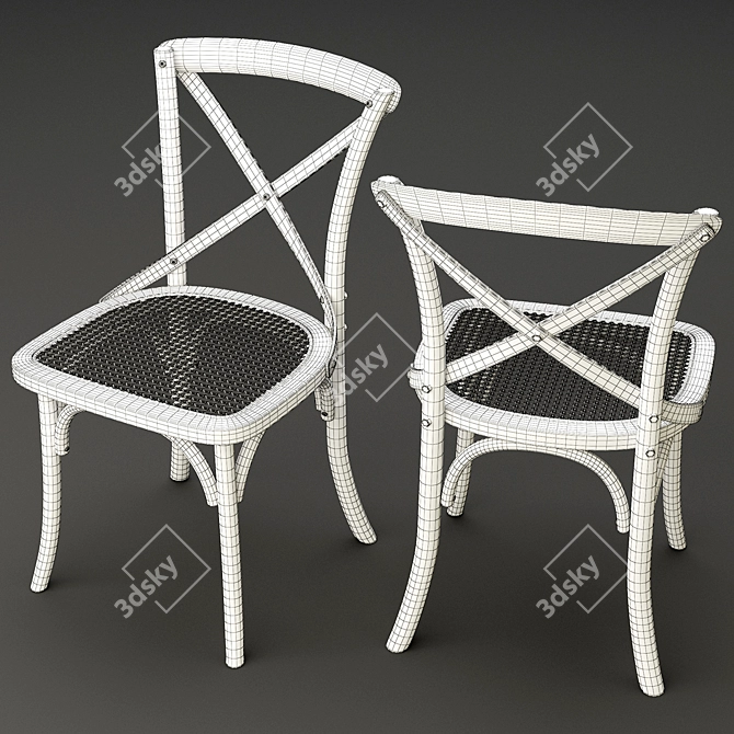 Modern Chic Cedak Chair - 2017 3D model image 7