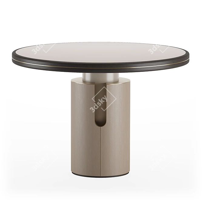 Frato Pedestal Table Pasadena - Elegant and Versatile 3D model image 1