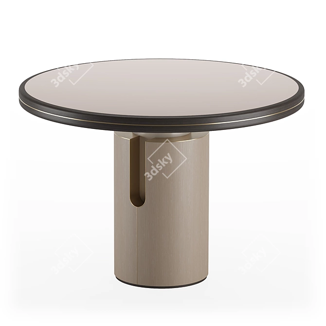 Frato Pedestal Table Pasadena - Elegant and Versatile 3D model image 2