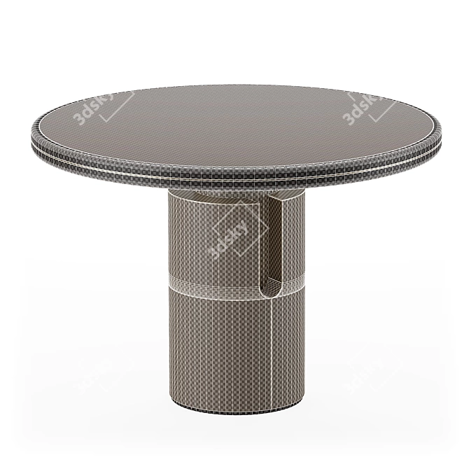 Frato Pedestal Table Pasadena - Elegant and Versatile 3D model image 3