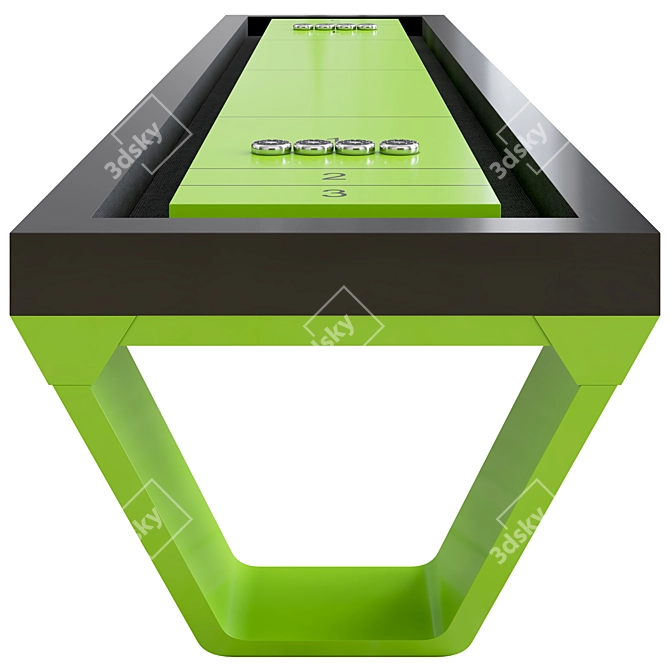 Avettore Shuffleboard: Stylish Entertainment for Home 3D model image 2