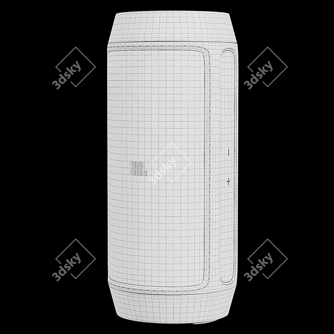 Portable JBL Charge 2 Speaker 3D model image 5