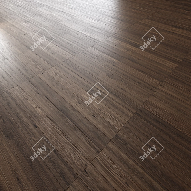 Premium Oak Parquet Floor 003 3D model image 5