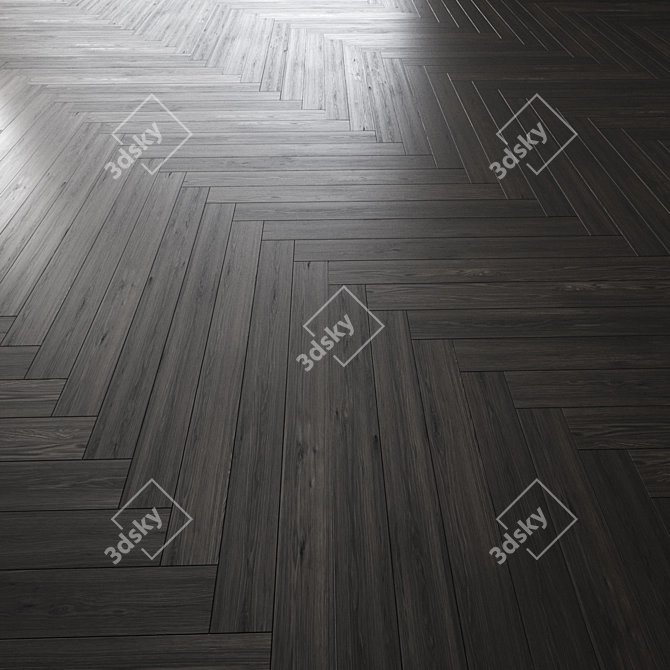 Premium Oak Parquet Floor 003 3D model image 6