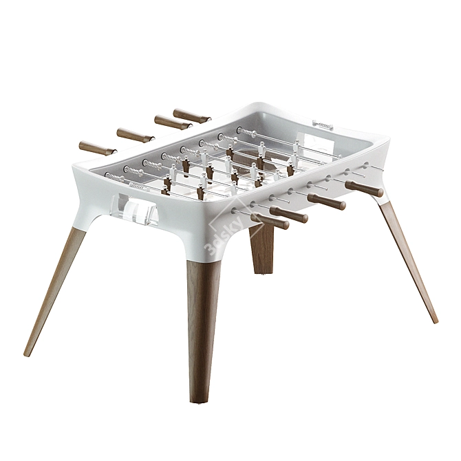 Luxury Santos Foosball Table 3D model image 1