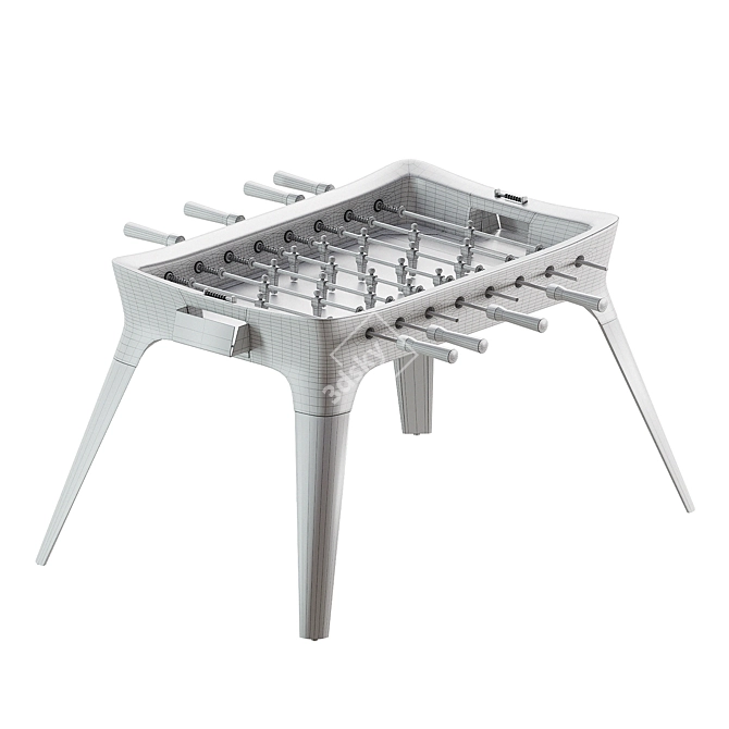 Luxury Santos Foosball Table 3D model image 3