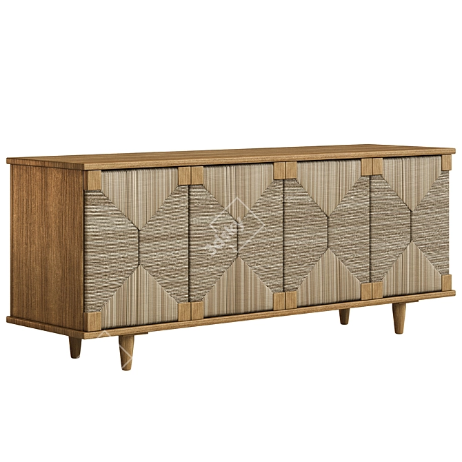 Teak Sideboard by Alchemy_FINE HOME 3D model image 11