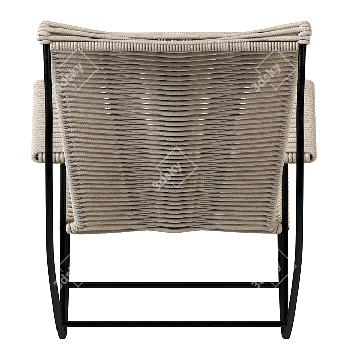 Acapulco Rocker Outdoor Lounge Chair 3D model image 3