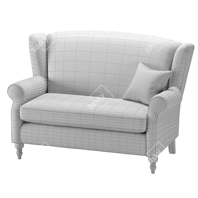 Cozy Sherlock Small Sofa 3D model image 5