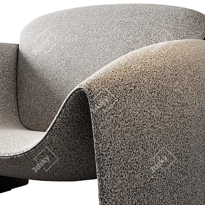  Modern Lounge Chair By Poliform 3D model image 3