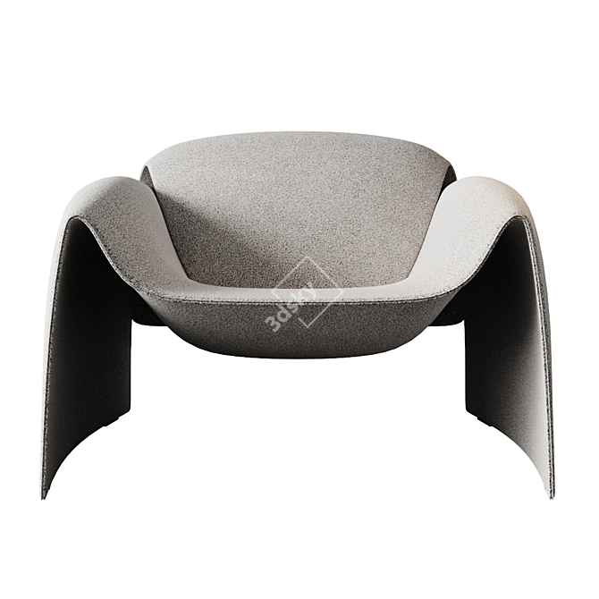  Modern Lounge Chair By Poliform 3D model image 4