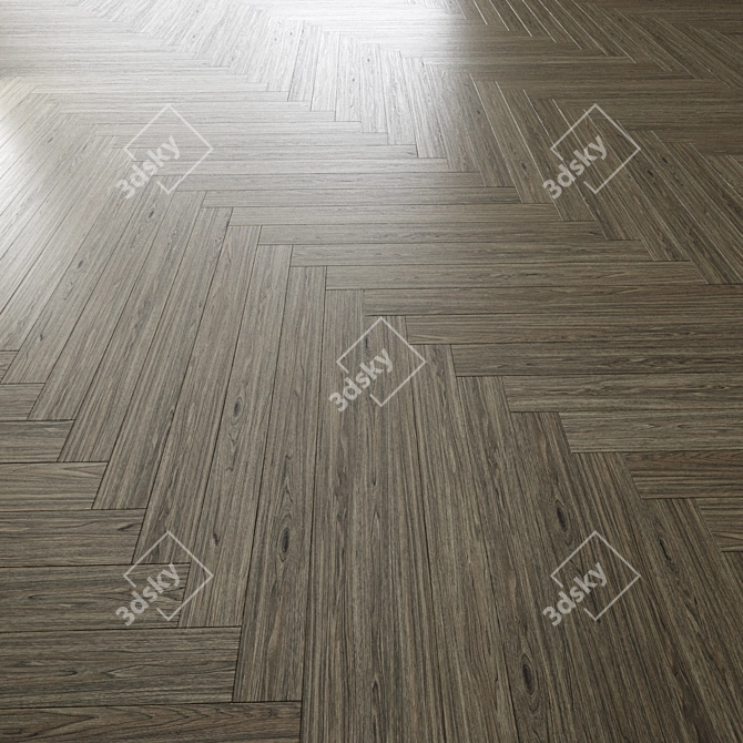 Oak Parquet Collection 006 3D model image 4