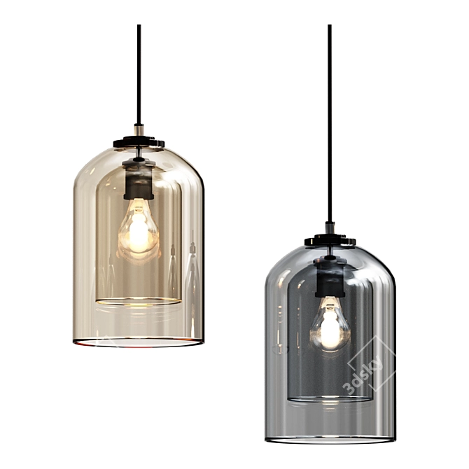 Morion Pendant Lamp - Modern Lighting 3D model image 1