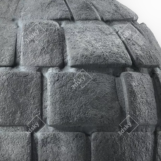 Versatile Stone Wall Materials Pack 3D model image 3