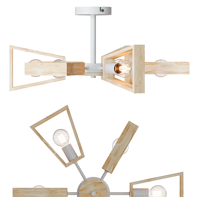 Arte Lamp Brussels Ceiling Chandelier 3D model image 3