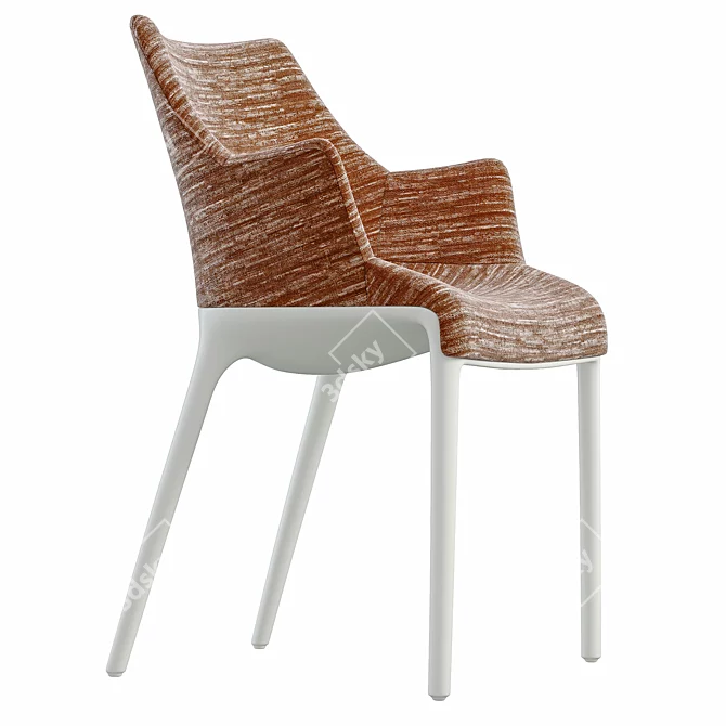 Kartell Eleganza Nia Modern Chair 3D model image 2