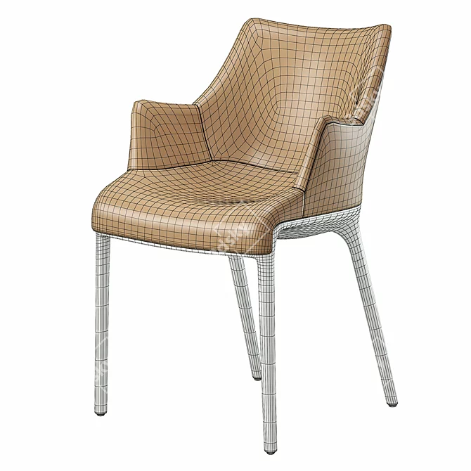 Kartell Eleganza Nia Modern Chair 3D model image 7